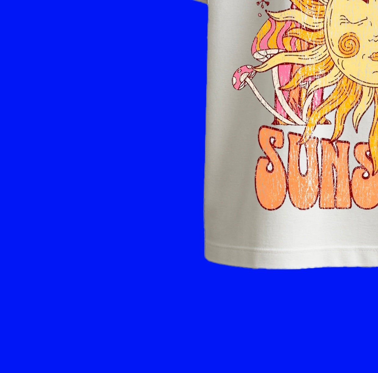 Oversized vintage t-shirt Sunshine